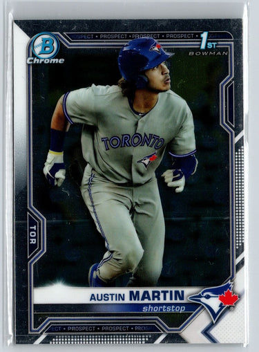 2021 Bowman #BCP-87 Austin Martin Chrome Prospects V09