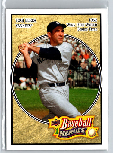 2008 Upper Deck Baseball Heroes #121 Yogi Berra V09