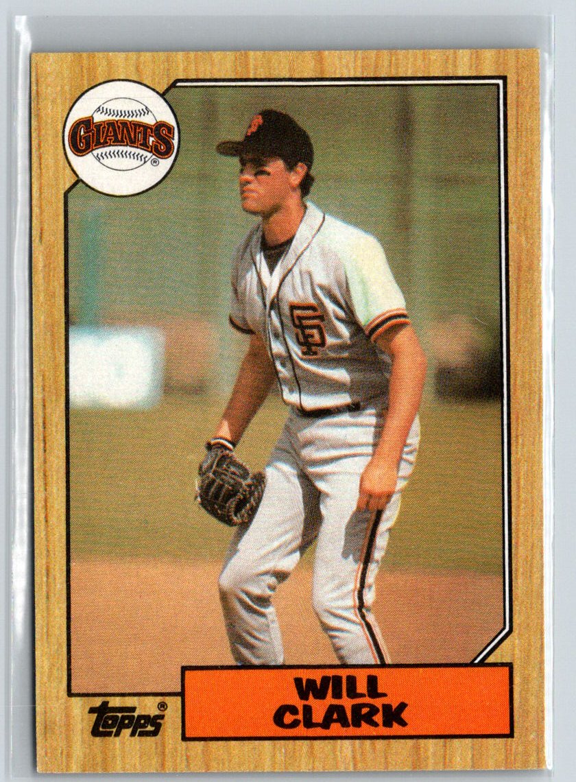 1987 Topps #420 Will Clark V10
