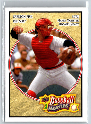 2008 Upper Deck Baseball Heroes #32 Carlton Fisk Beige #/299 V10
