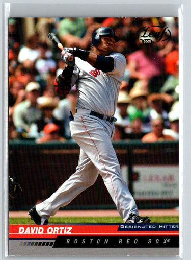 2005 Leaf #31 David Ortiz Black V10