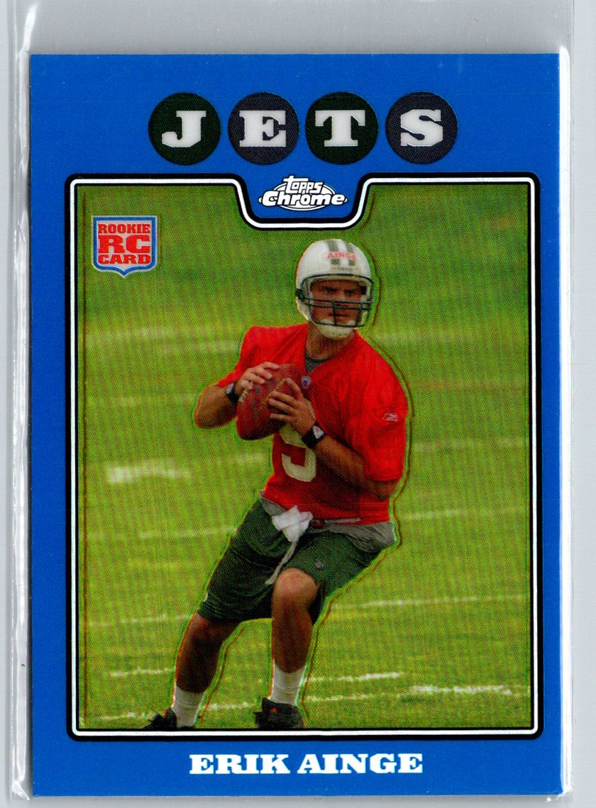 2008 Topps Chrome #TC174 Erik Ainge Blue Refractors V10