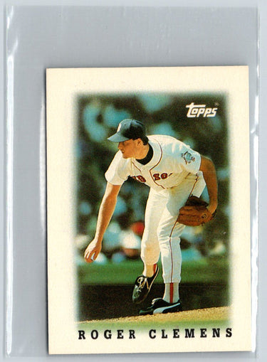 1988 Topps Major League Leaders Minis #2 Roger Clemens V11