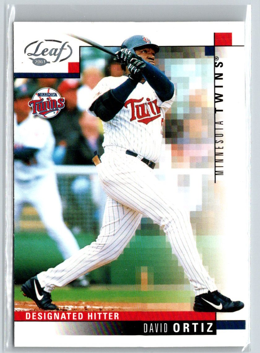 2003 Leaf #59 David Ortiz V11