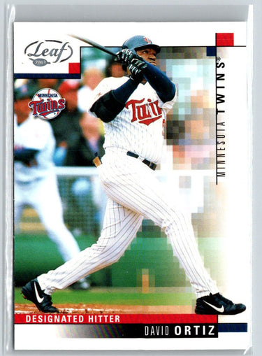 2003 Leaf #59 David Ortiz V11