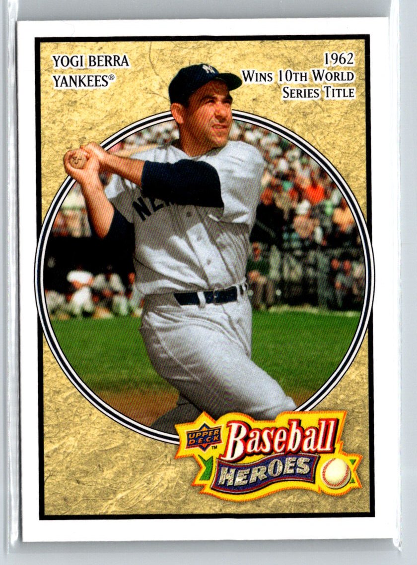 2008 Upper Deck Baseball Heroes #121 Yogi Berra V11