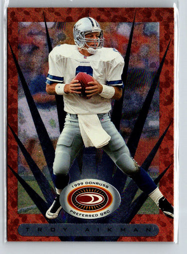 1999 Donruss Preferred QBC #1 Troy Aikman V11