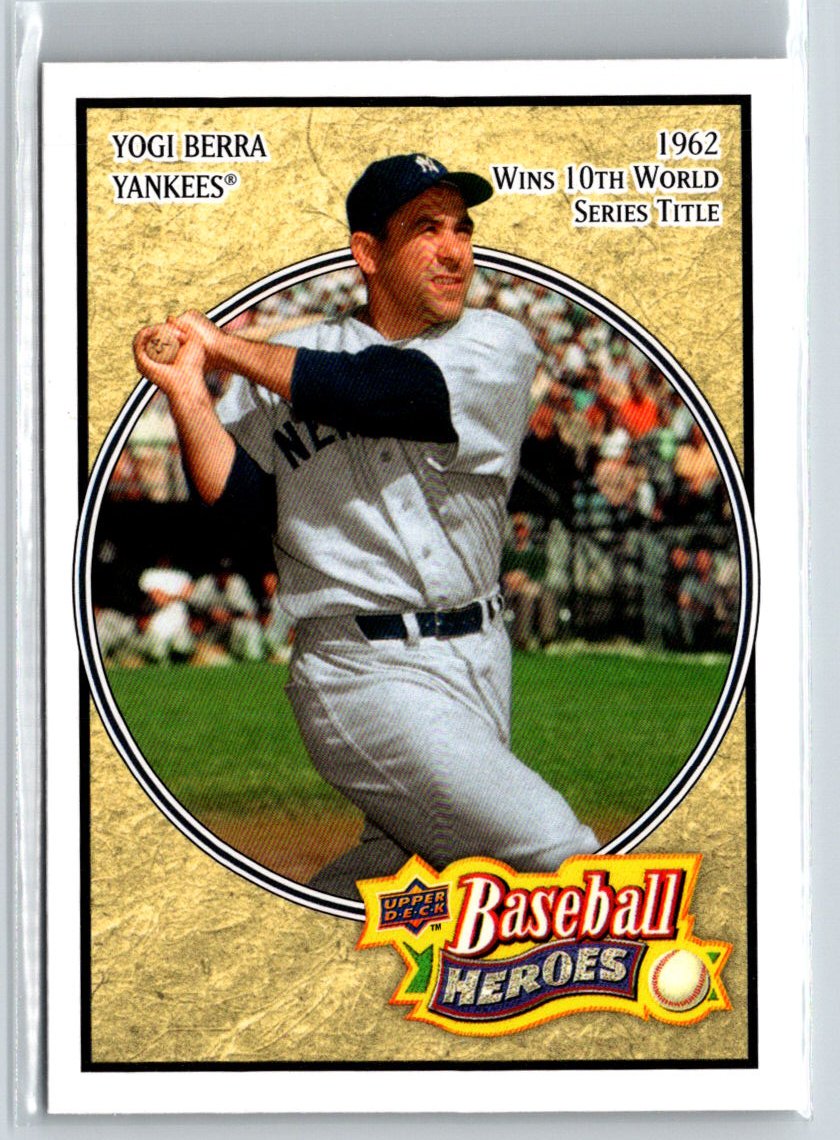 2008 Upper Deck Baseball Heroes #121 Yogi Berra V12