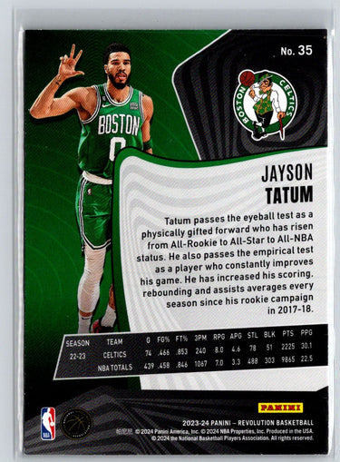 2023-24 Panini Revolution #35 Jayson Tatum V12