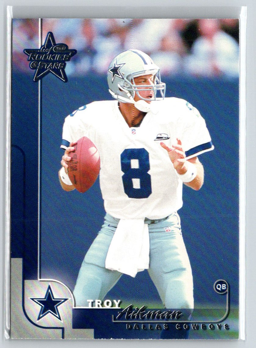 2000 Leaf Rookies & Stars #24 Troy Aikman V12