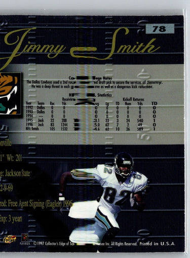 1998 Collector's Edge Advantage #78 Jimmy Smith V12