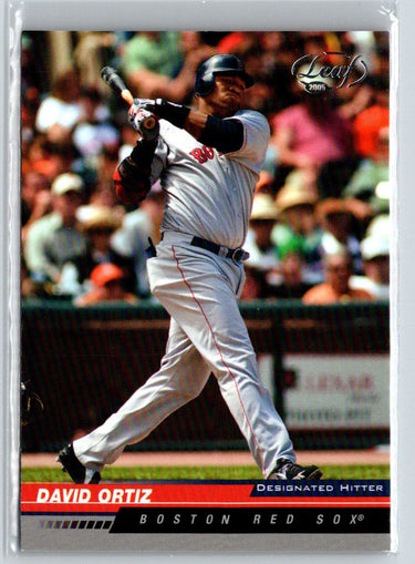2005 Leaf #31 David Ortiz Black V13