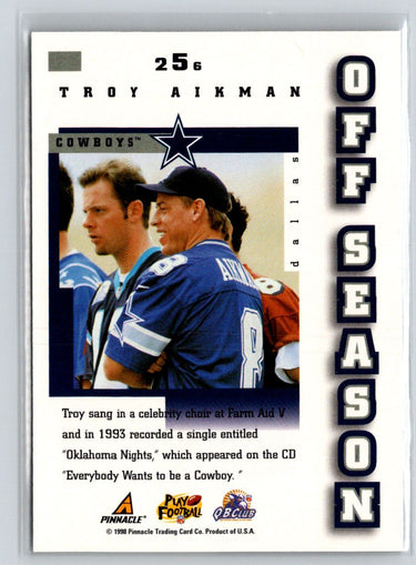 1998 Score #256 Troy Aikman V13