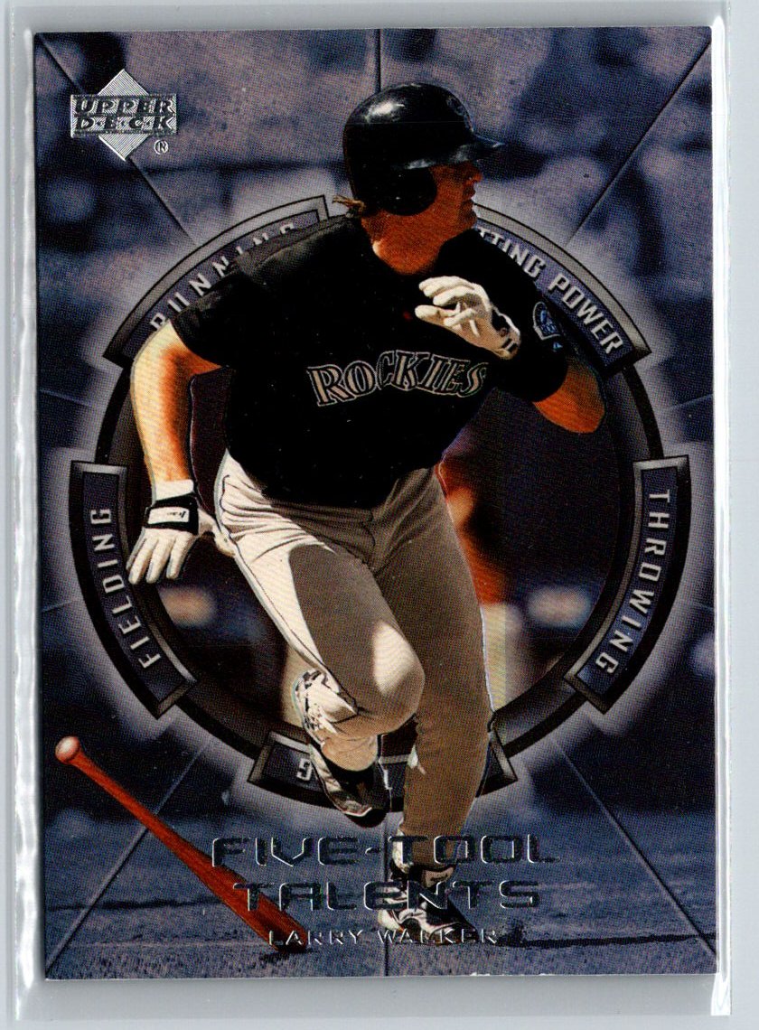 2000 Upper Deck #FT13 Larry Walker Five-Tool Talents V14