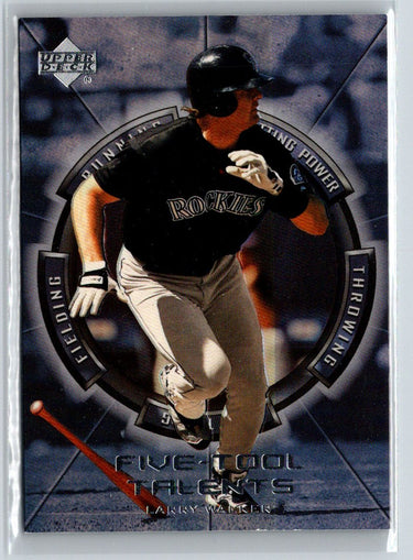 2000 Upper Deck #FT13 Larry Walker Five-Tool Talents V14