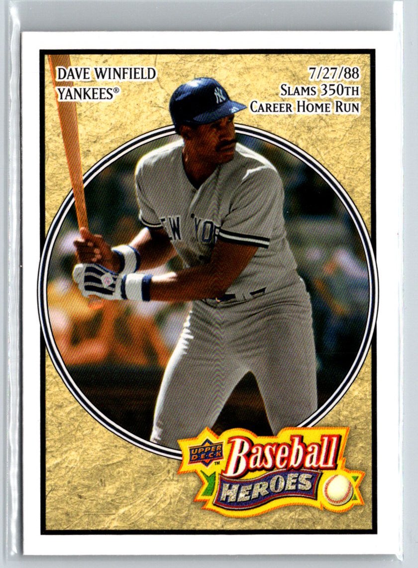 2008 Upper Deck Baseball Heroes #126 Dave Winfield V14