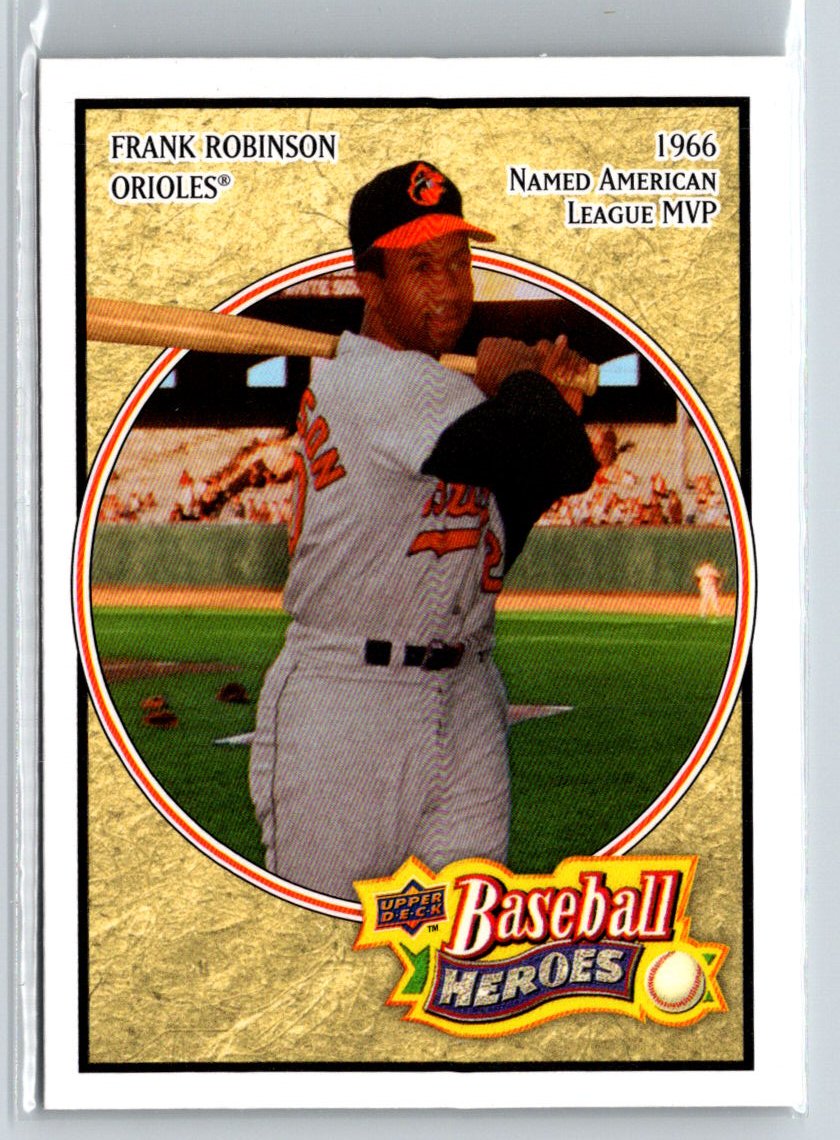 2008 Upper Deck Baseball Heroes #18 Frank Robinson V15