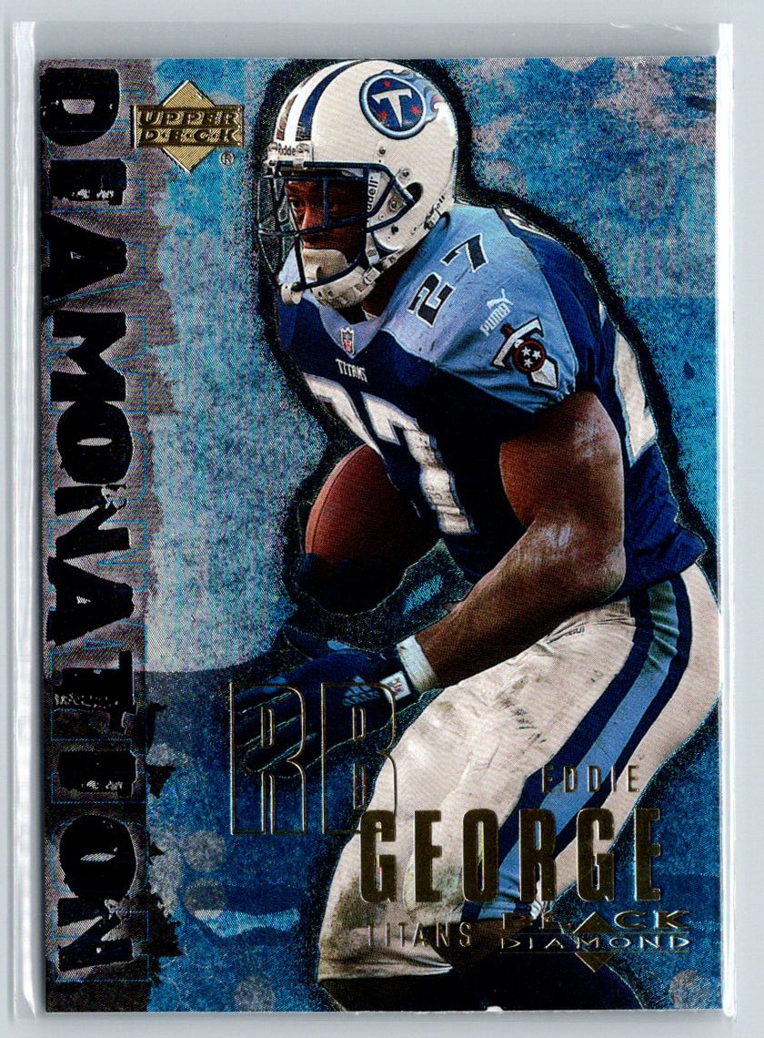 2000 Upper Deck Black Diamond #D3 Eddie George Diamonation V15