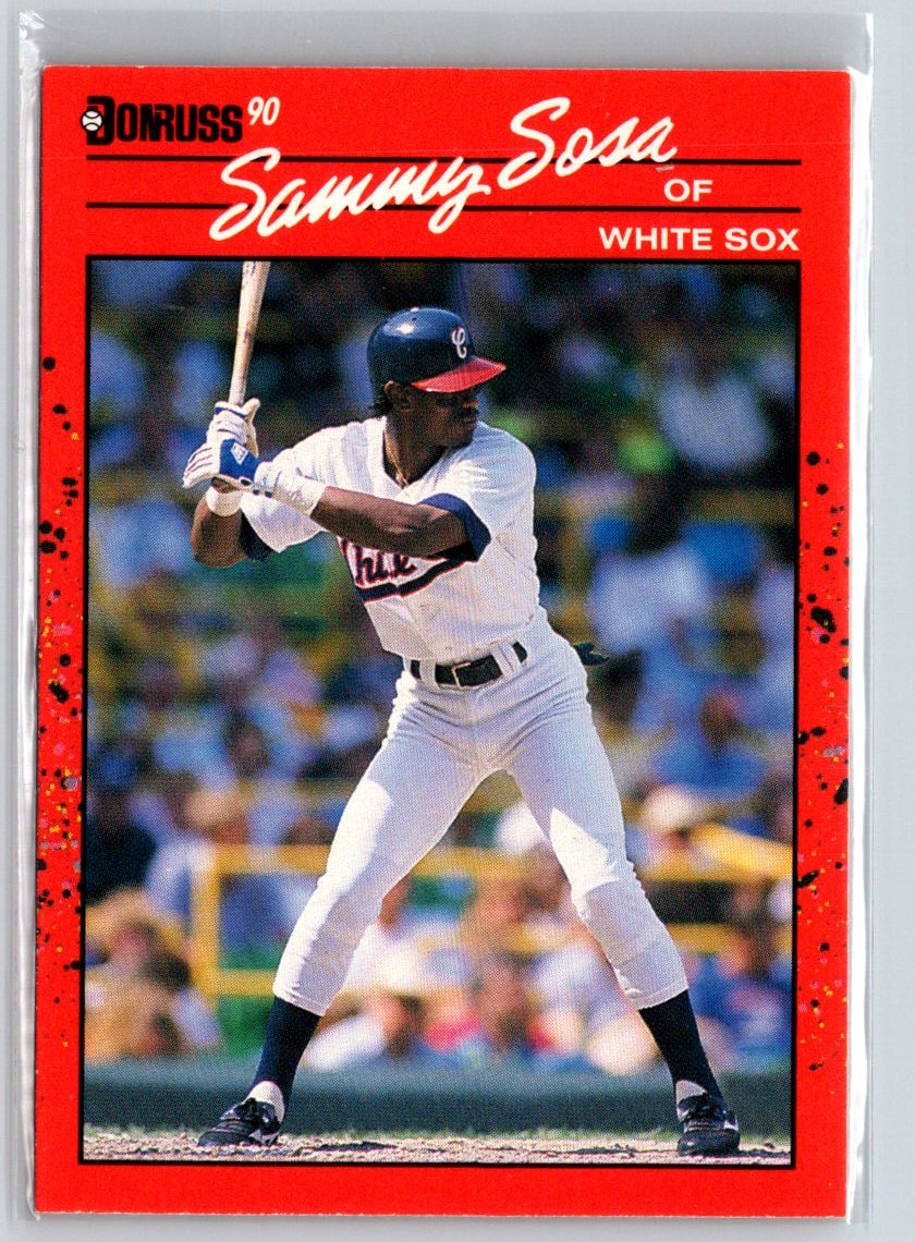 1990 Donruss #489b Sammy Sosa V15