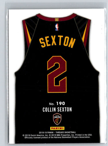 2018-19 Panini Threads #190 Collin Sexton V16