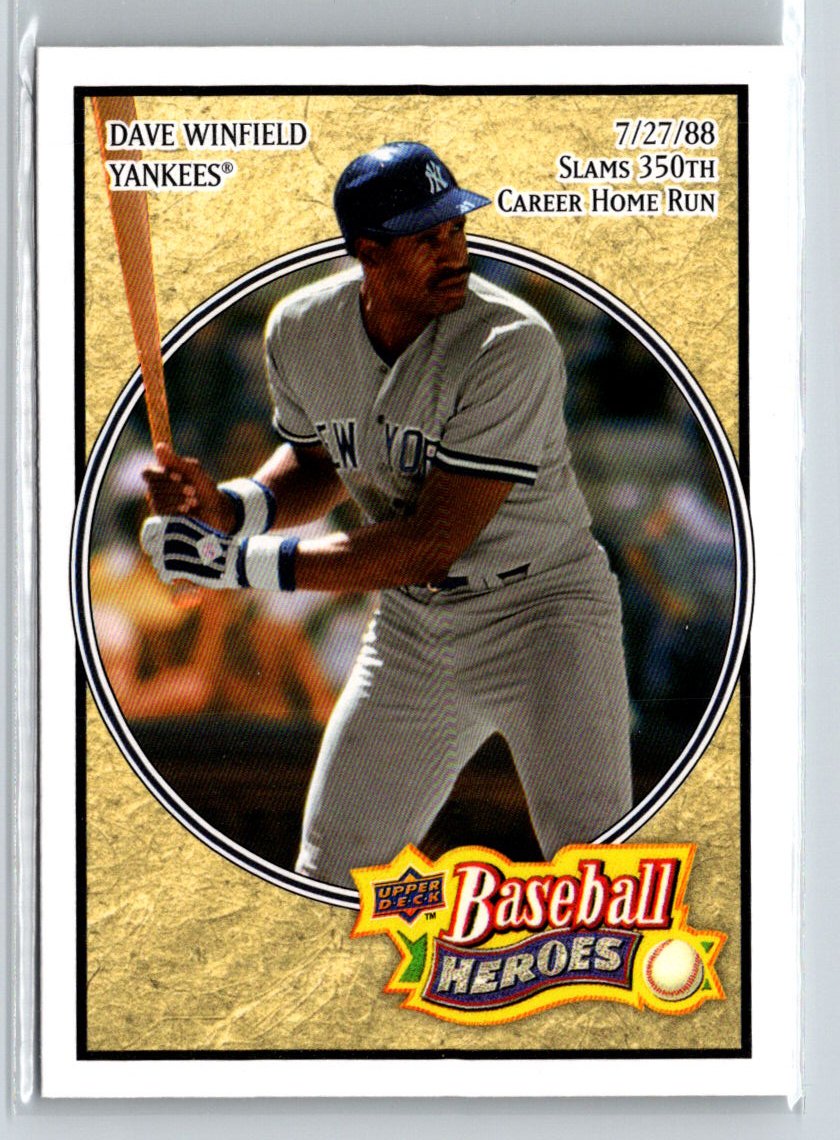 2008 Upper Deck Baseball Heroes #126 Dave Winfield Beige #/299 V16