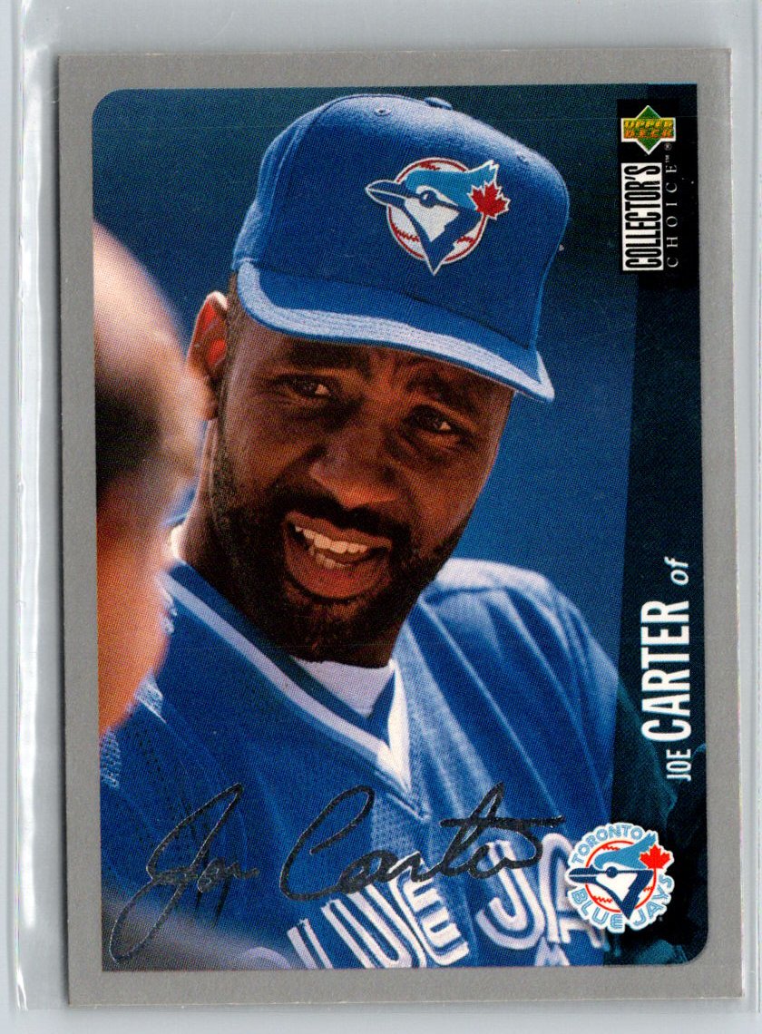 1996 Collector's Choice #350 Joe Carter Silver Signature V16
