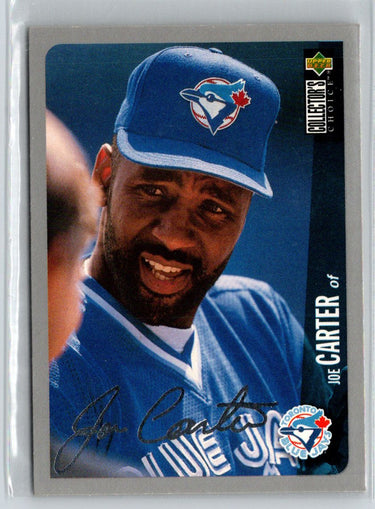 1996 Collector's Choice #350 Joe Carter Silver Signature V16