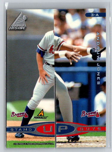 1998 Pinnacle Inside Chipper Andruw Jones Lopez Greg Maddux Stand Up Guys V16