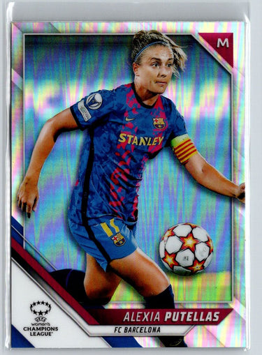 2021-22 Topps Chrome  Women's Champions League Alexia Putellas Refractor V17
