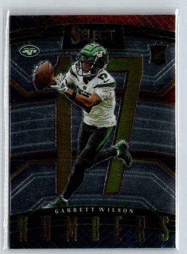 2022 Panini Select #SN-22 Garrett Wilson Select Numbers V17