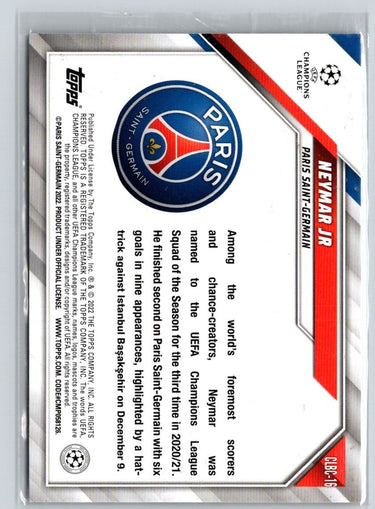 2021-22 Topps UEFA Champions League 1st Edition #150 Neymar Jr V17