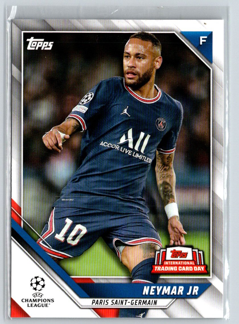 2021-22 Topps UEFA Champions League 1st Edition #150 Neymar Jr V17