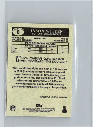 2013 Topps #8 Jason Witten 1959 Minis V17
