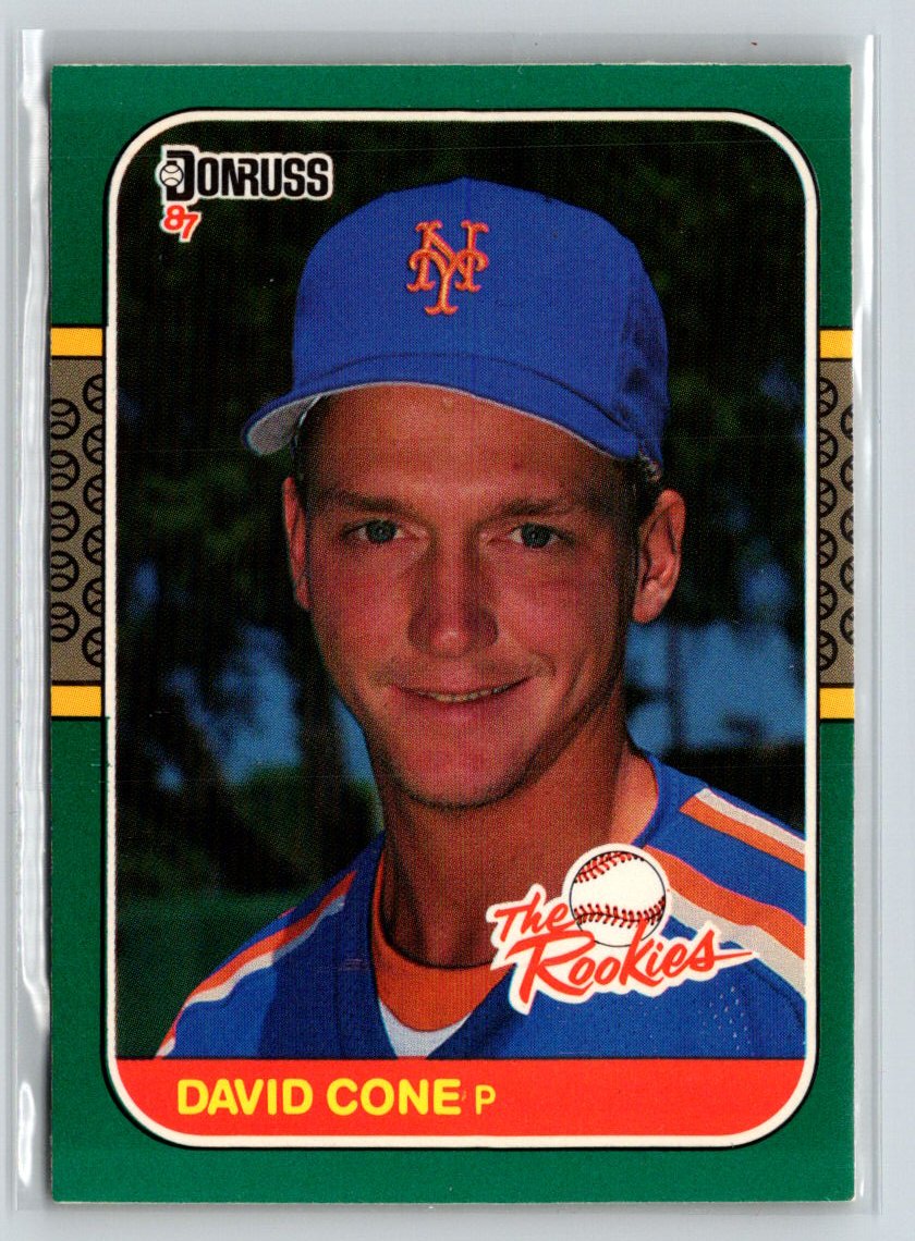1987 Donruss The Rookies #35 David Cone V18