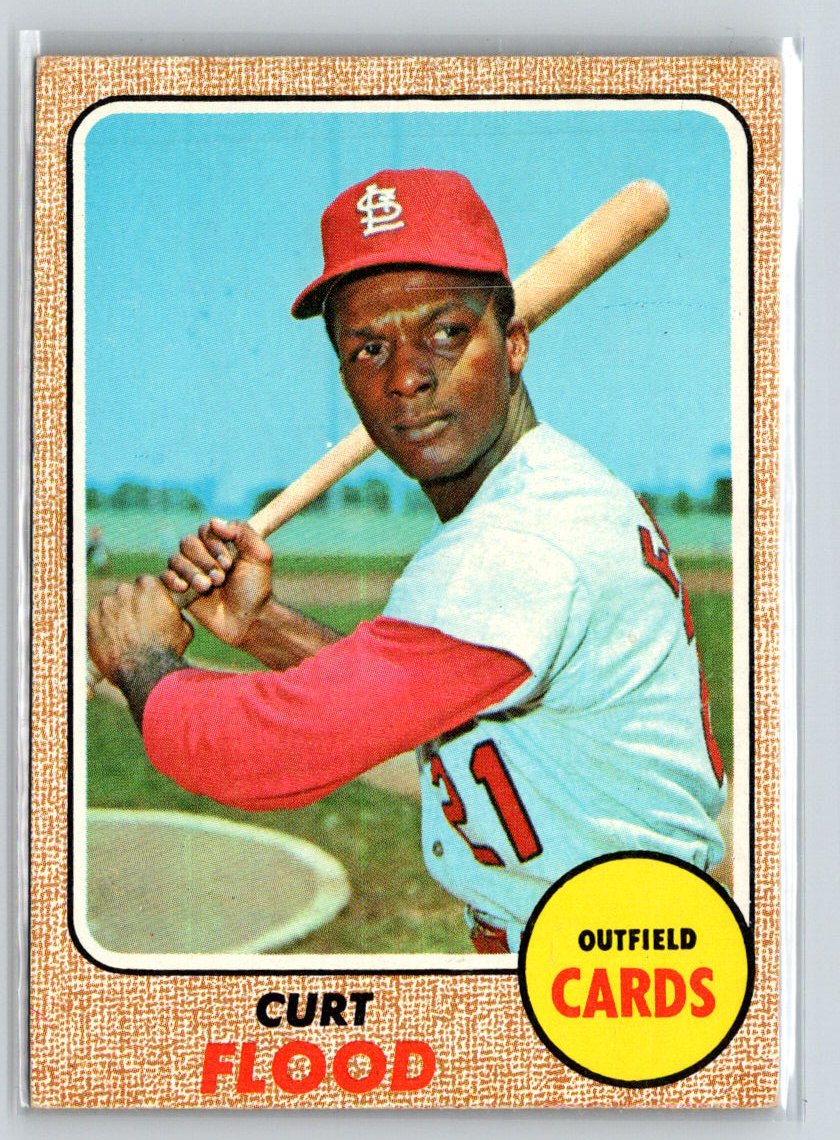 1968 Topps #180 Curt Flood V20