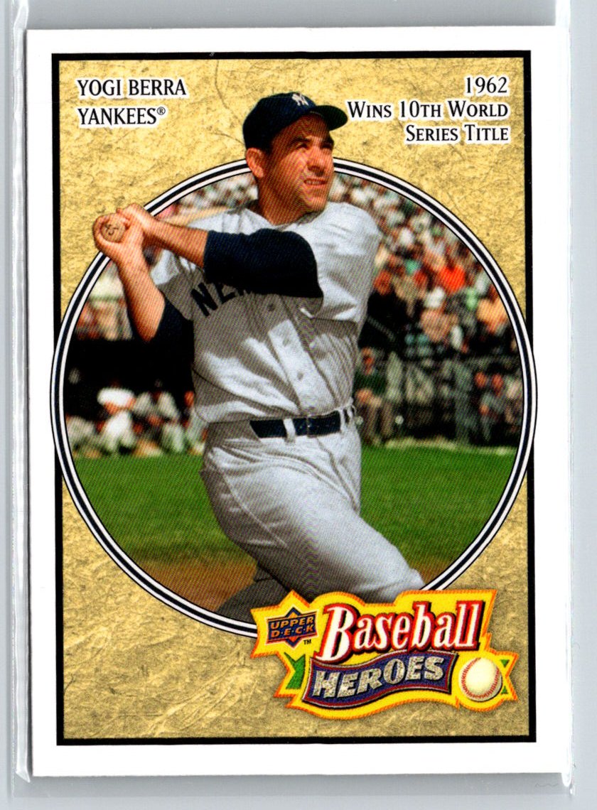 2008 Upper Deck Baseball Heroes #121 Yogi Berra V20