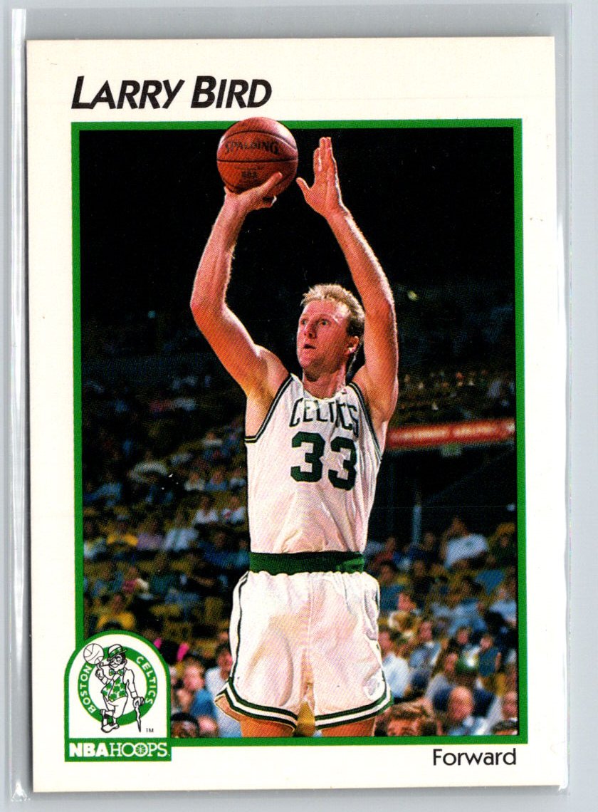 1991-92 Hoops McDonald's #2 Larry Bird V20