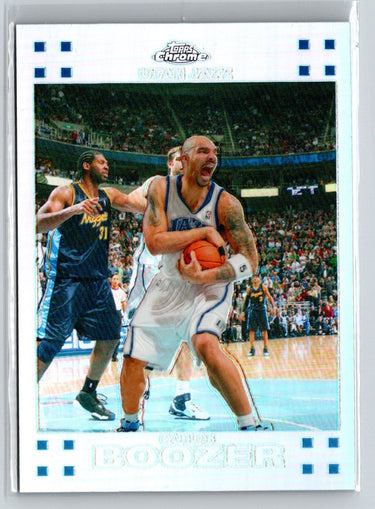 2007-08 Topps Chrome #64 Carlos Boozer Refractors #/999 V21