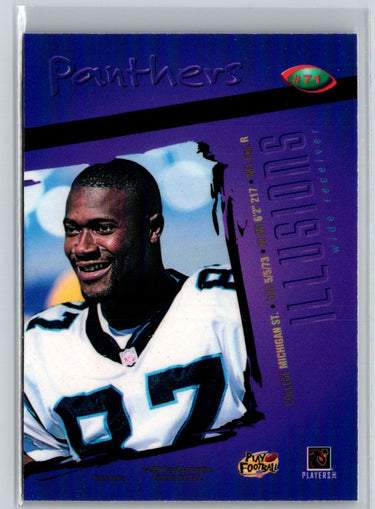 1996 Playoff Illusions #71 Muhsin Muhammad Spectralusion Elite V22