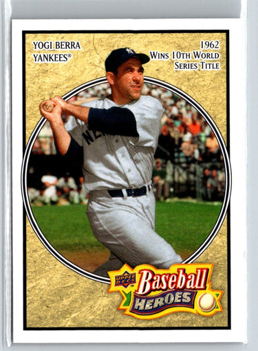 2008 Upper Deck Baseball Heroes #121 Yogi Berra V22