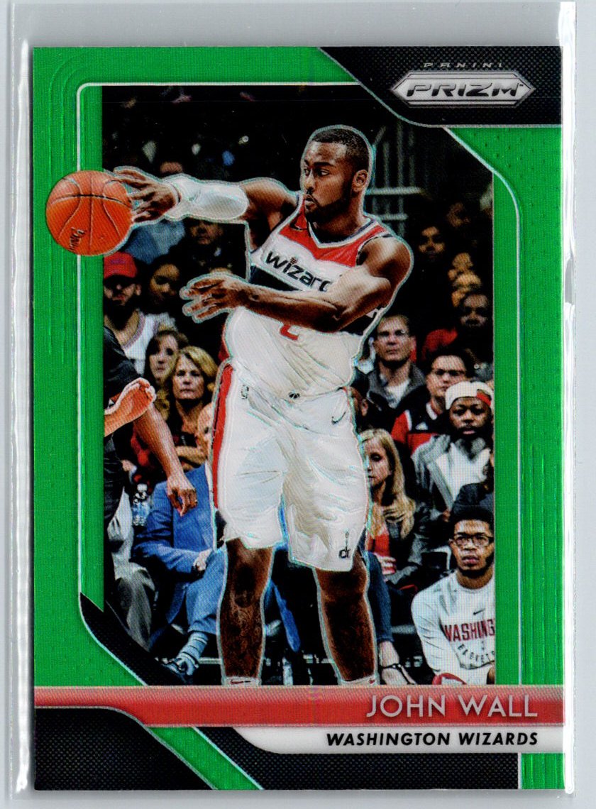 2018-19 Panini Prizm #223 John Wall Prizms Green V22