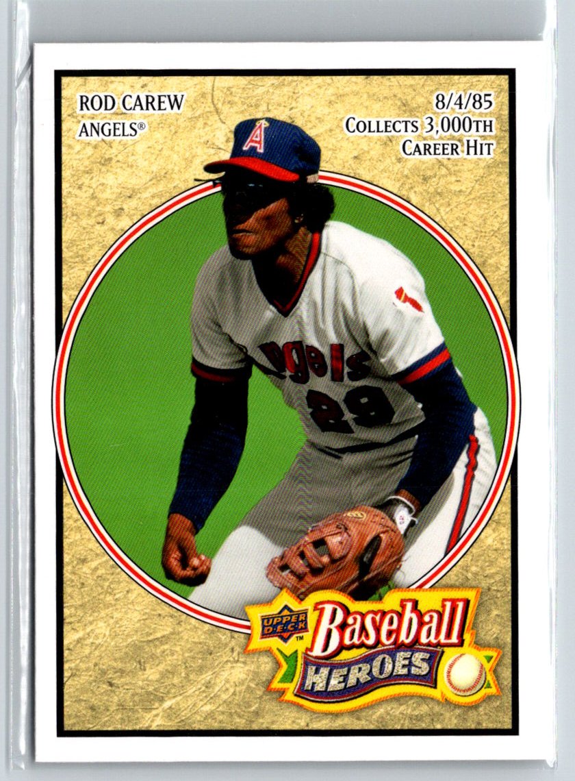 2008 Upper Deck Baseball Heroes #103 Rod Carew V24
