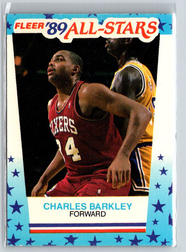 1989-90 Fleer #4 Charles Barkley Stickers V25
