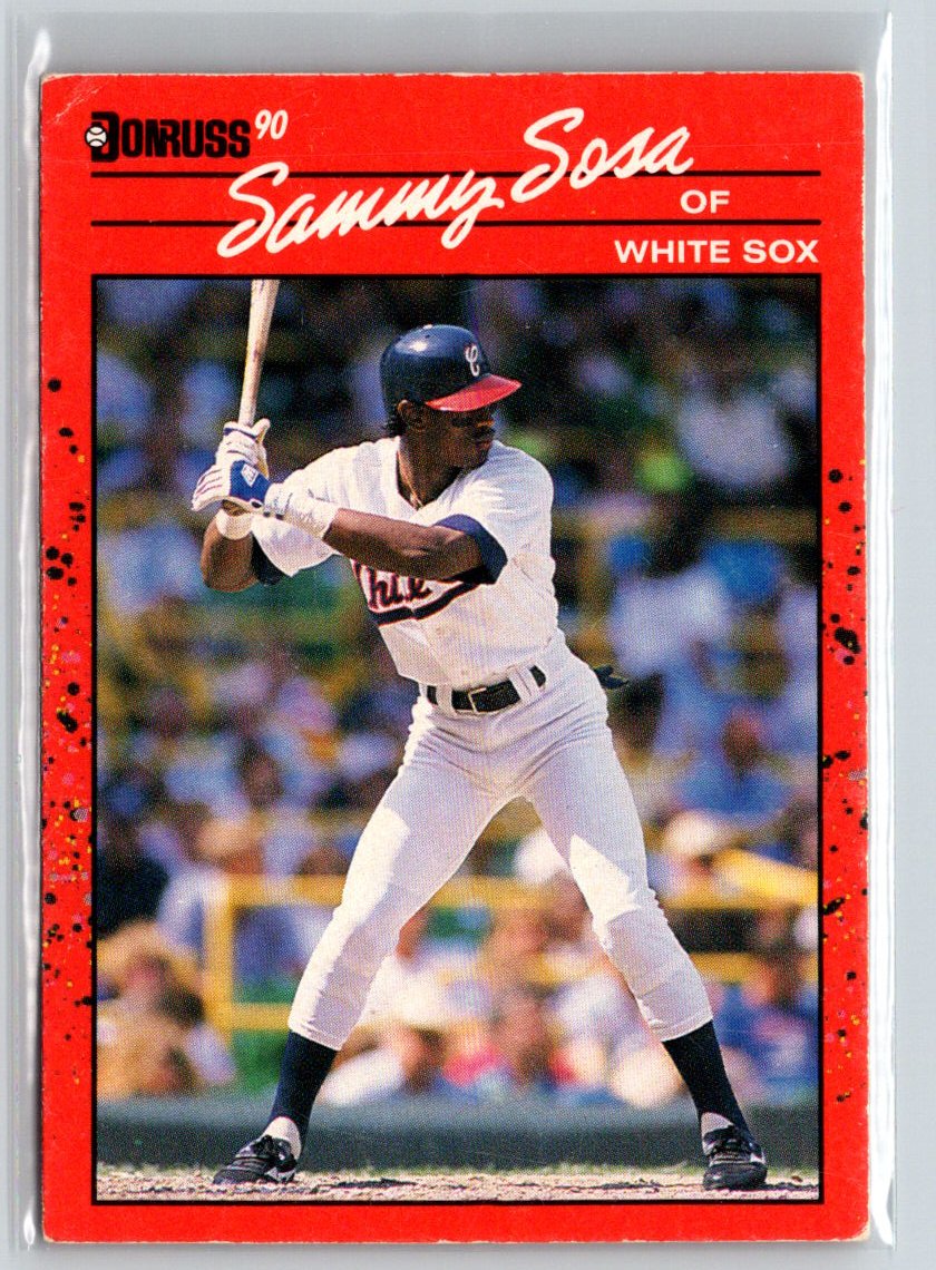 1990 Donruss #489b Sammy Sosa V26