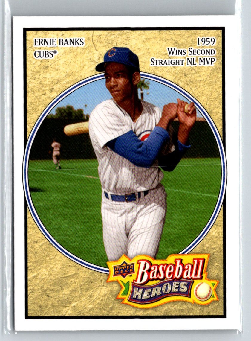 2008 Upper Deck Baseball Heroes #41 Ernie Banks V27