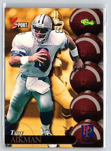 1995 Classic Five Sport #195 Troy Aikman V27