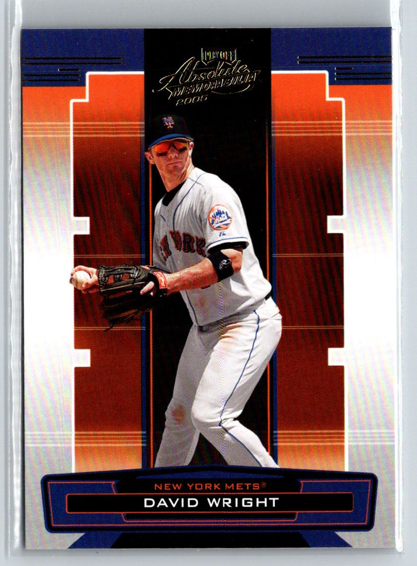 2005 Playoff Absolute Memorabilia #94 David Wright Retail Gold V27