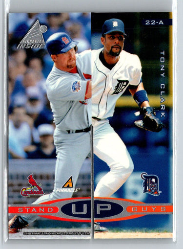 1998 Pinnacle #22-A 22-B McGwire Bagwell Thomas Stand Up Guys V27