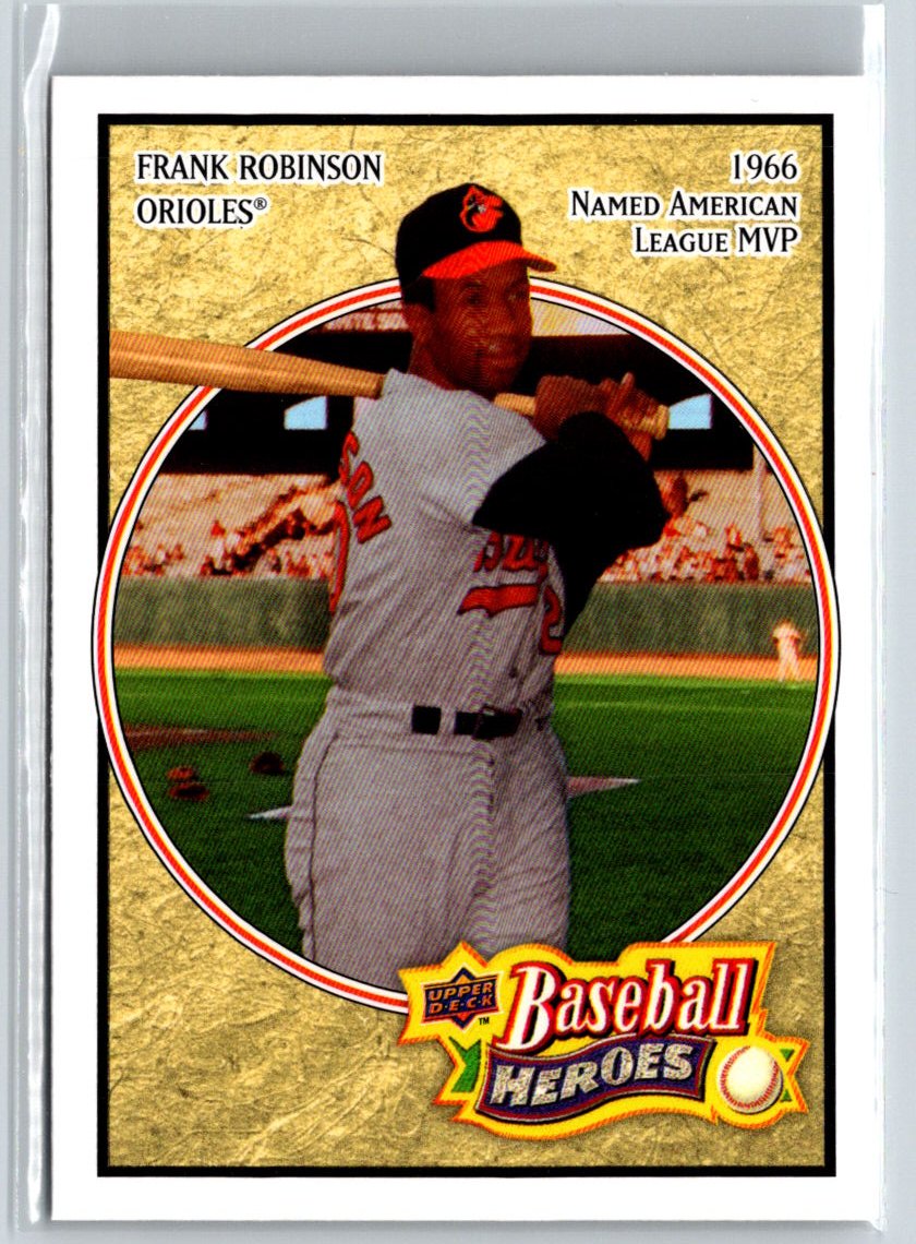 2008 Upper Deck Baseball Heroes #18 Frank Robinson V28
