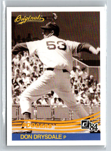 2002 Donruss Originals #212 Don Drysdale Aqueous V28